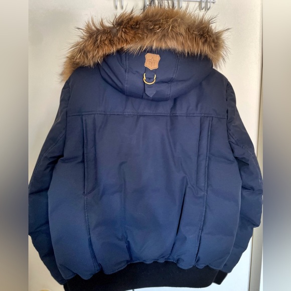 Mackage Jacket DIXON 2-in-1 Nordic Tech down bomber with natural fur, size 42 - Picture 3 of 6